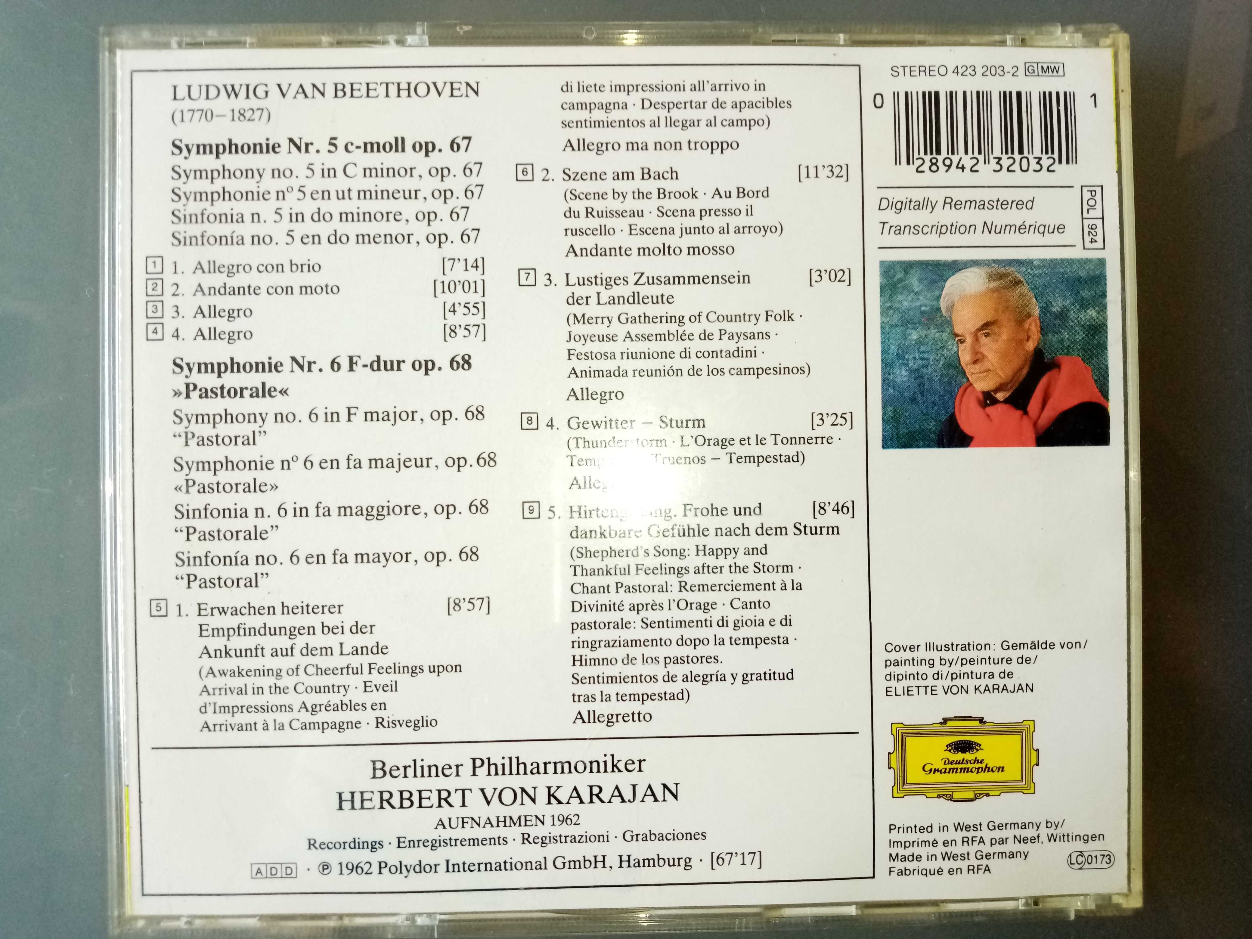 CD Swan Lake "London Symphony Orchestra" Beethoven Symphonie n.º 5 e 6