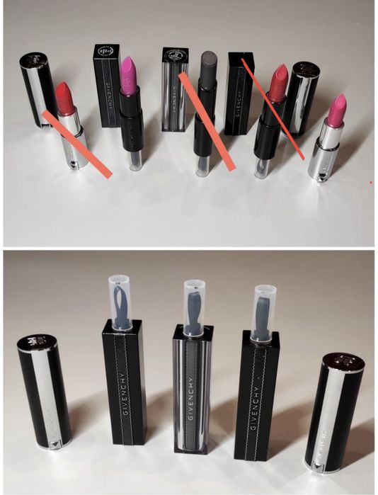 Помада Dior, Givenchy, L’oreal Chanel, Armani