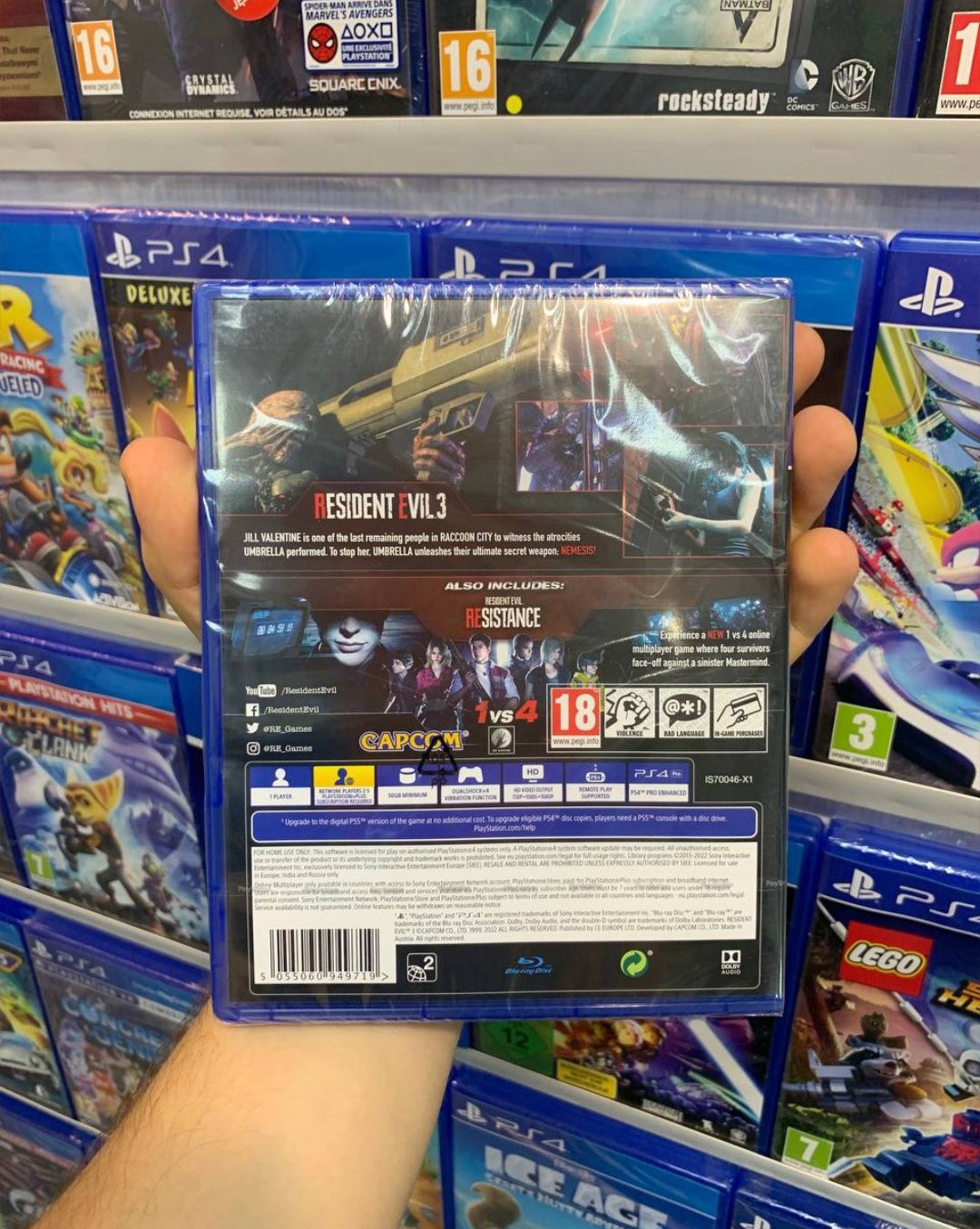 Resident Evil 3, Резидент Ps4, Ps5 igame