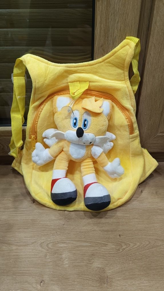 Plecak Sonic dla dziecka żółty 40cm