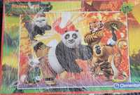 Puzzle Clementoni KungFu Panda oraz Puzzle Trefl Basia