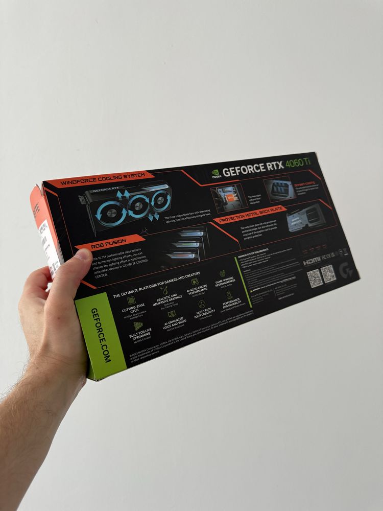 Відеокарта Gigabyte GeForce RTX 4060ti Eagle oc 16g