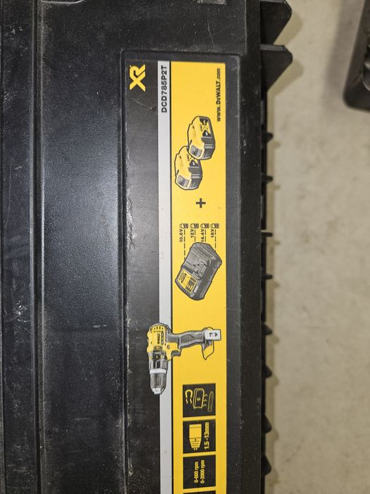 Dewalt DCD785 wiertarko wkrętarka udarowa 18v 2x5ah