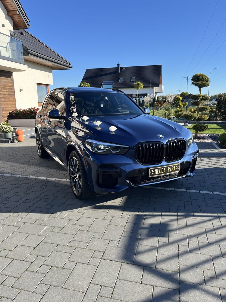 Piekne BMW X6 X5 Auto do ślubu samochod na ślub zawiozę Granat Biała