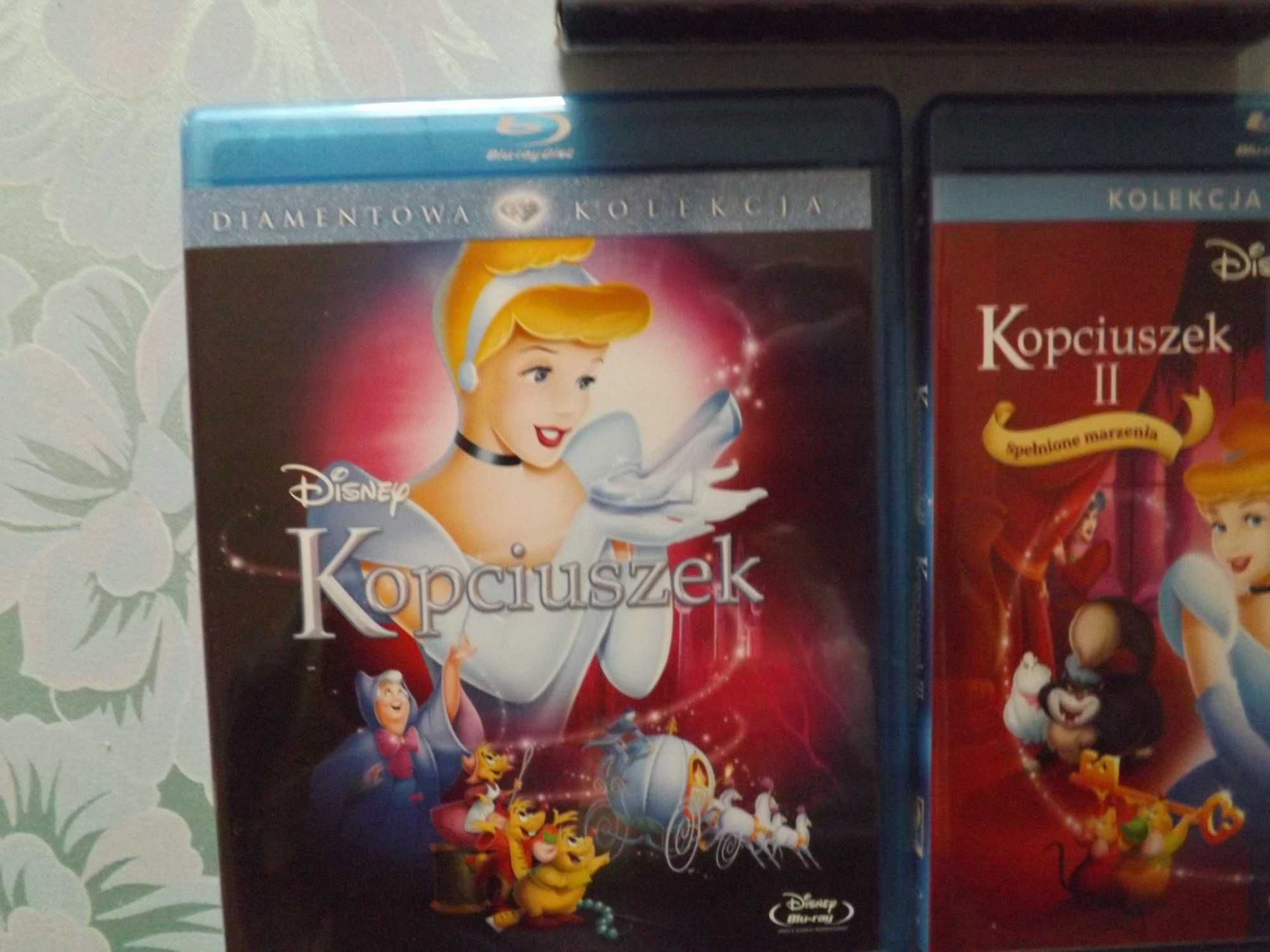 Kopciuszek  3 płyty blu ray trylogia film bajka