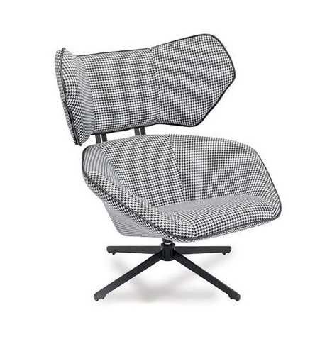 Poltrona Giratória Xadrez