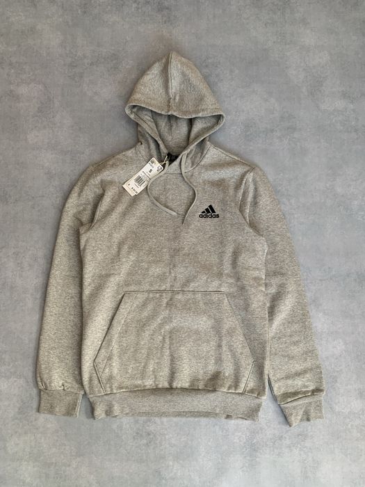 Оригінальне худі Adidas Essentials Fleece Hoodie Grey H12213 із США