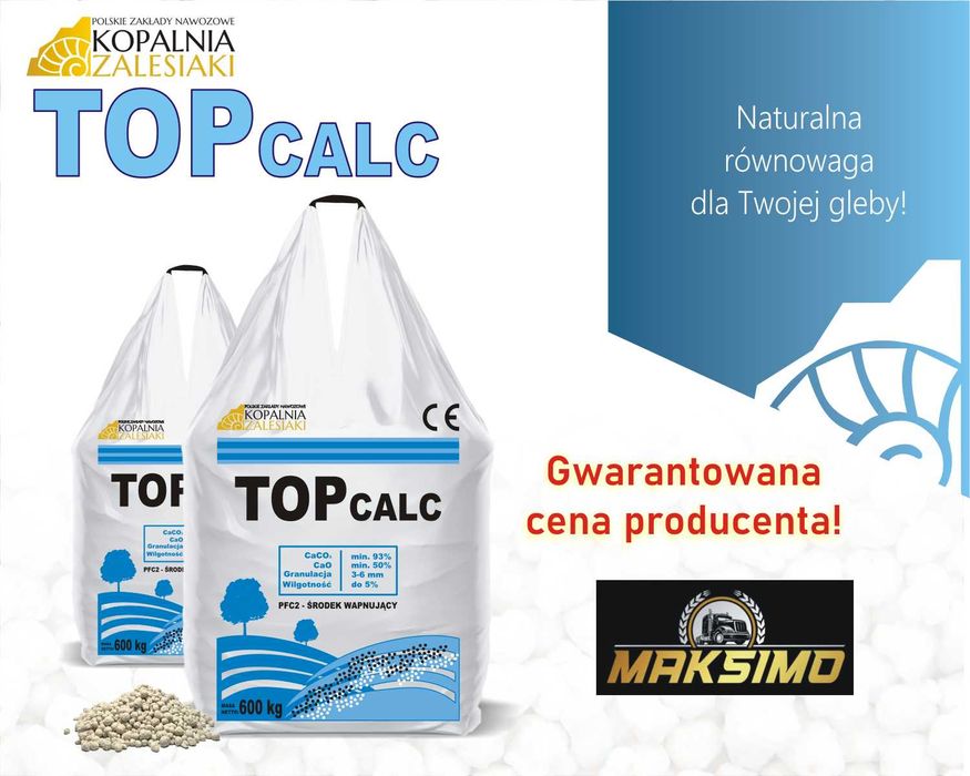 ***TopCalc***wapno węglanowe - MAKSIMO Sejny [woj.podlaskie ]