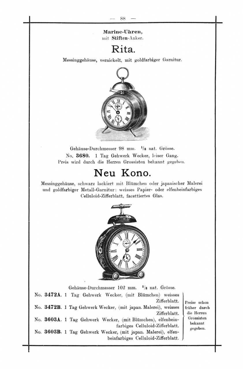 Stare zegary - katalogi - ponad 100 szt