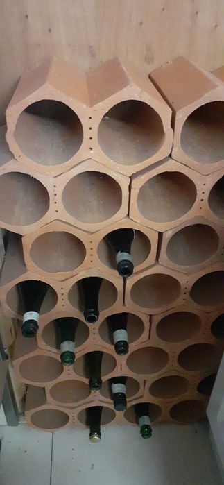 Garrafeira tijolo dupla