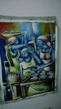 Tela de pintor Angolano