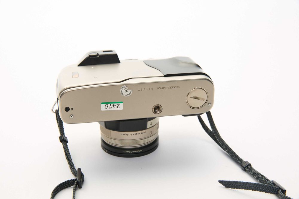 Contax g1 i obiektyw Zeiss 28mm aparat analogowy
