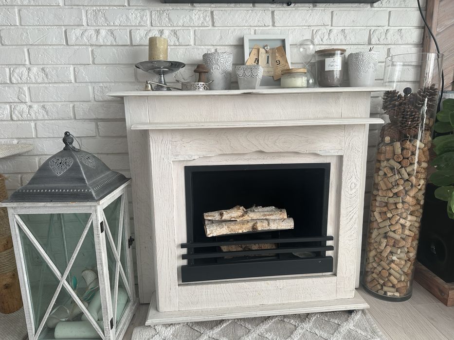 Kominek portalowy, biokominek z obudową koloseum, kominek biopaliwo