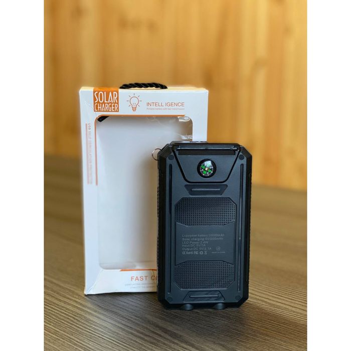 Повер банк із Сонячною панеллю 20000 mAh Js-65