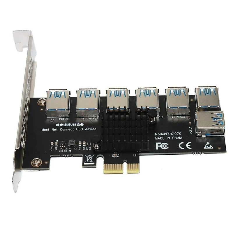 Riser райзер PCI-e x1 to x16 ver.010X, мультипликатор и переходник M.2