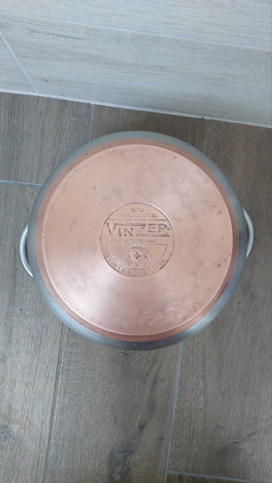 Каструля VINZER 8 літрів+ пароварка