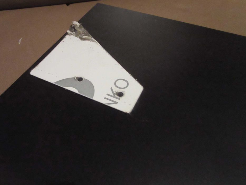 Czarna szyba z okapu 52,5 x 28,00