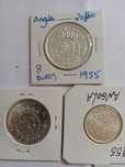 Lote 3 Moedas Angola, ultramar.