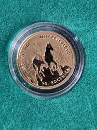 Złota moneta 50zł 90 Rocznica Odzyskania Niepodległości