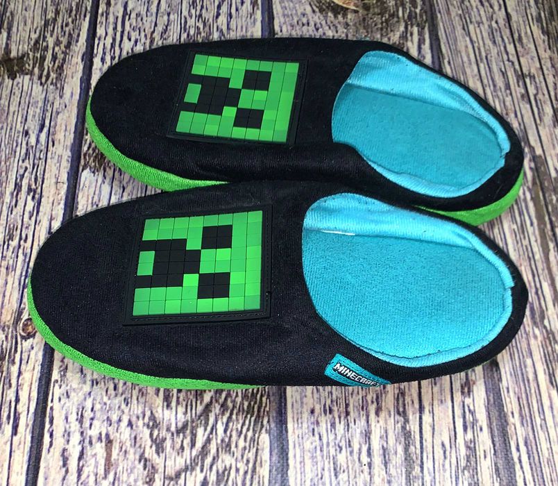 Тапки Minecraft для мальчика, размер 31 (21,5 см)