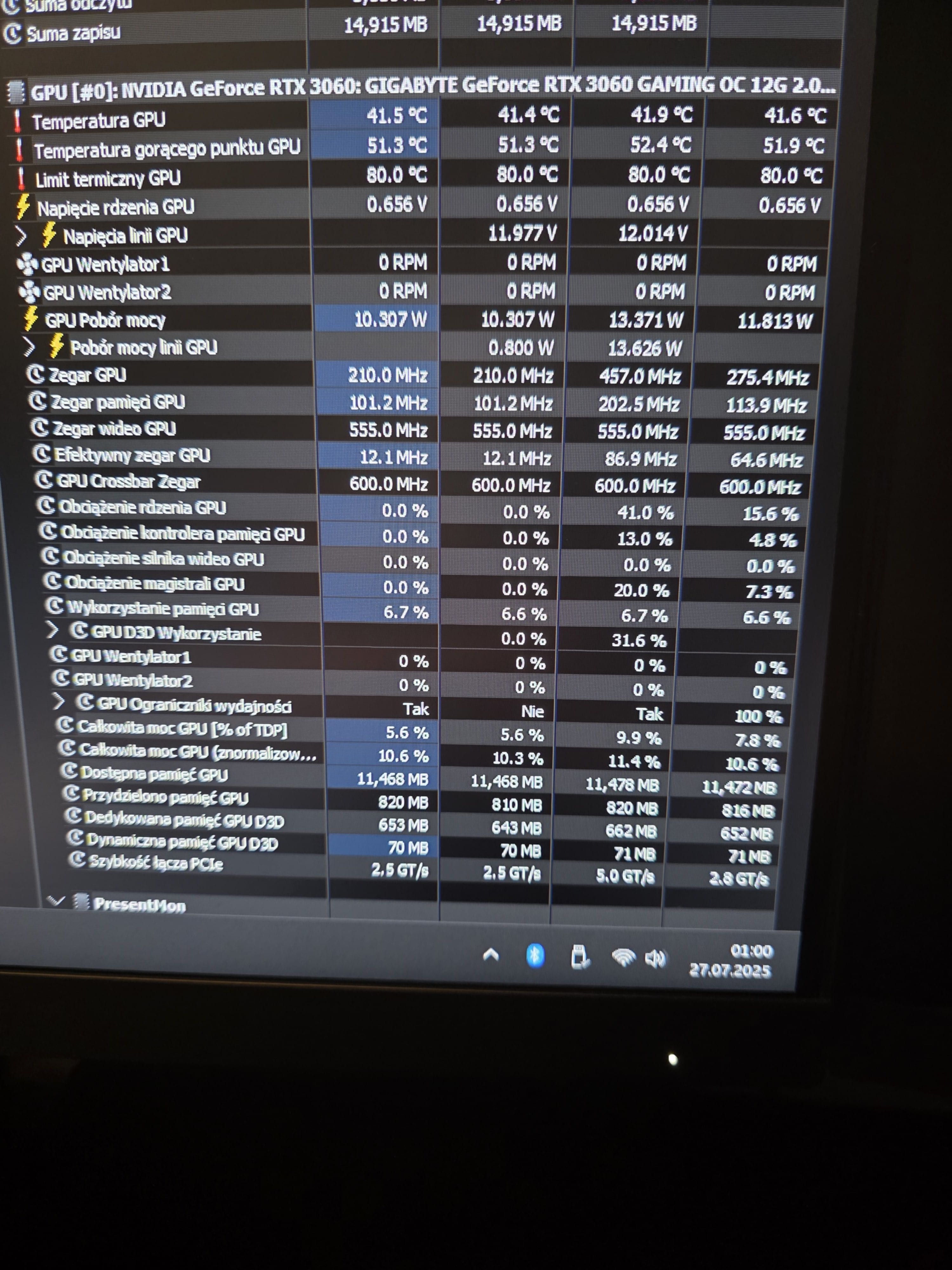 Karta graficzna Gigabyte GeForce RTX 3060 Gaming OC 12G