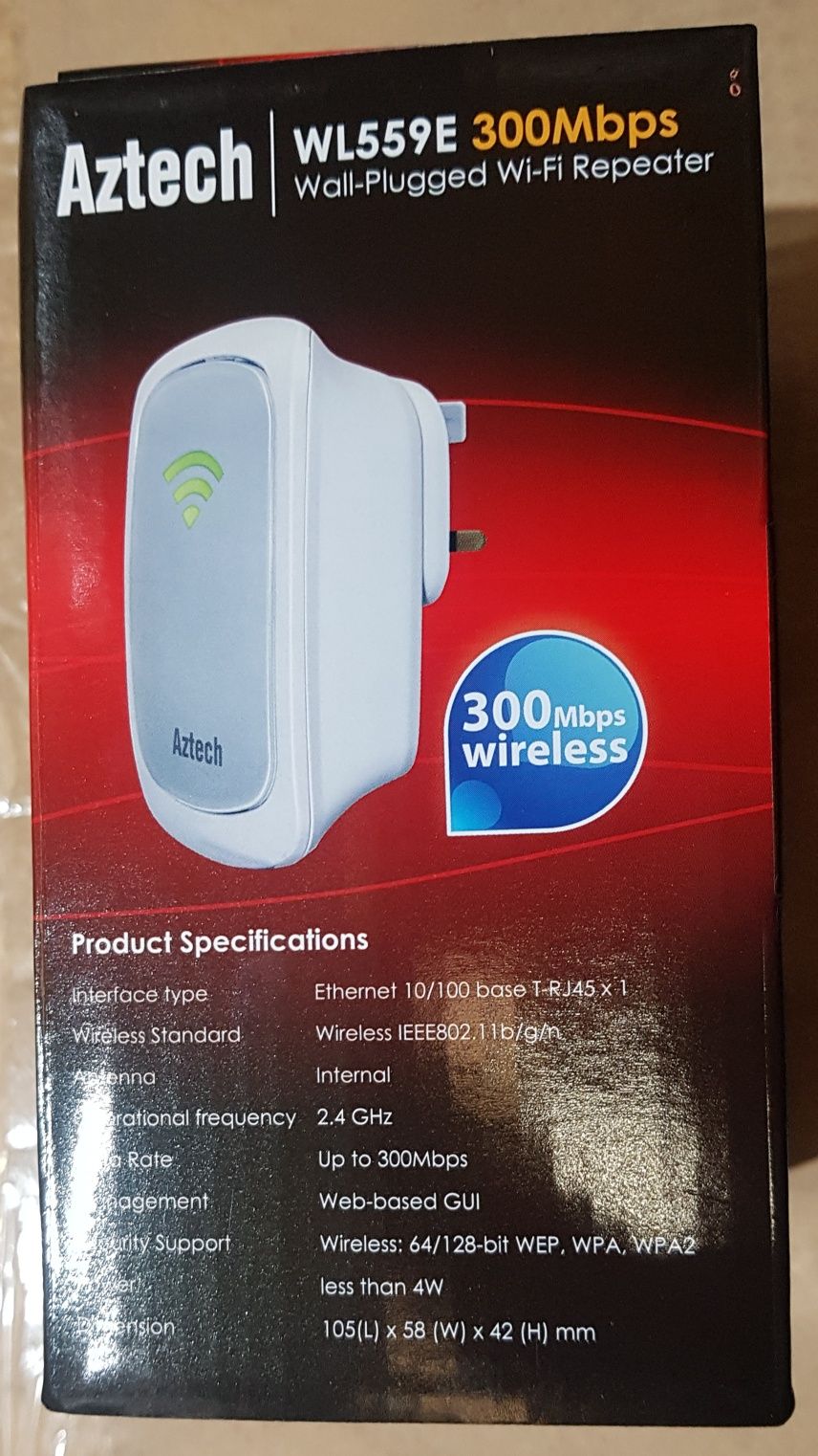 Repetidor wi-fi 300mbps