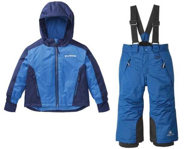 Зимові термо штани напівкомбінезон Lupilu - від 86-92 до 158-164