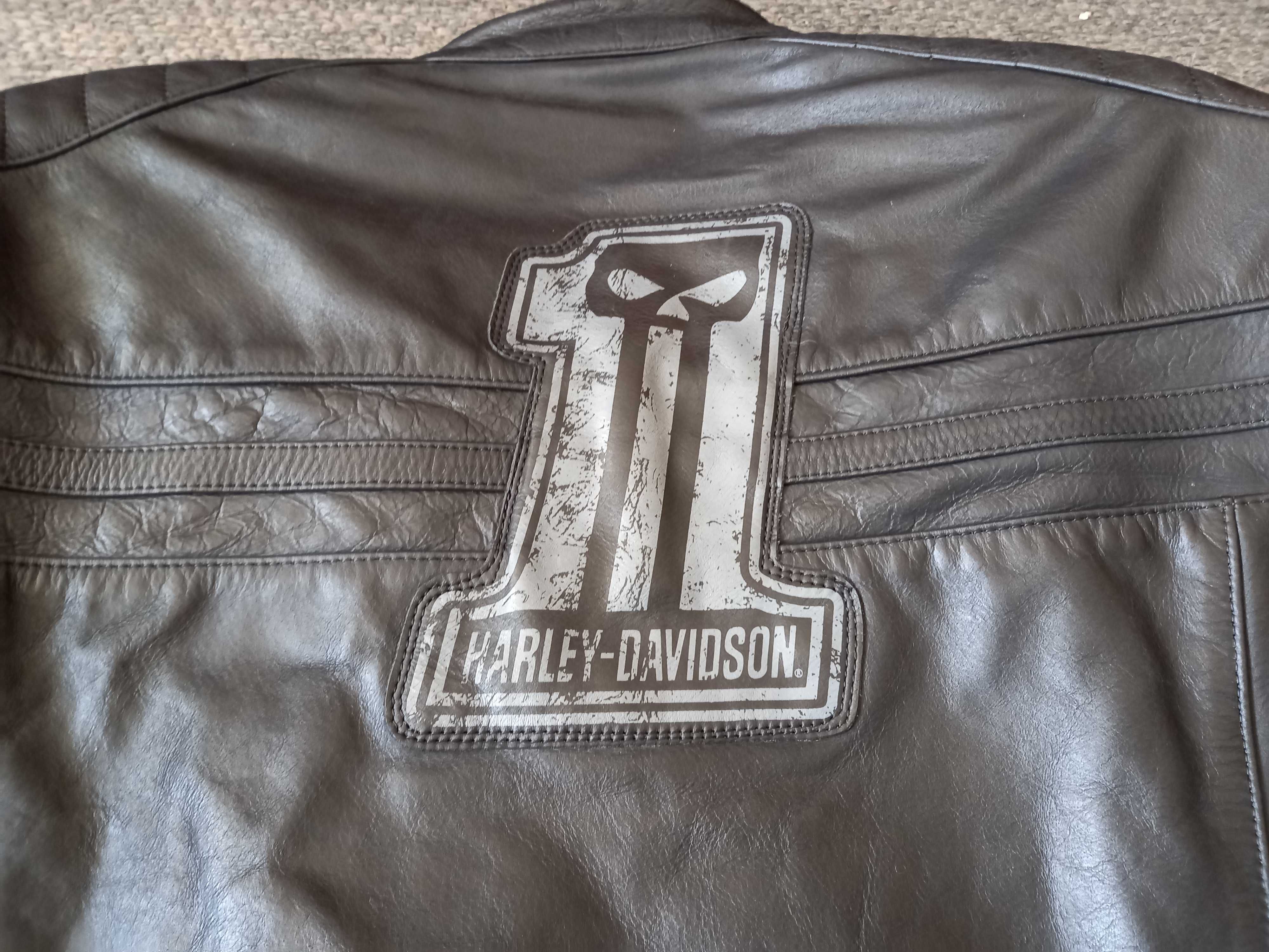 Casaco em pele Harley Davidson senhora original tamanho L