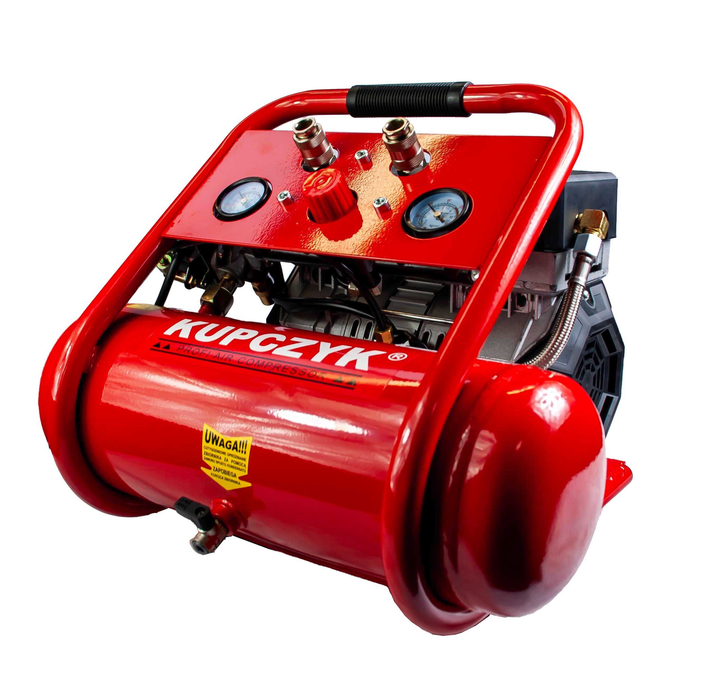 Kompresor bezolejowy wyciszony 6L FLO-6  1,1 KW 167 l/min Kupczyk