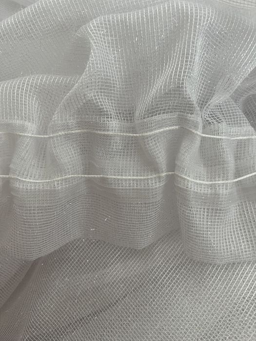 Firana 3,5 m drobiny nakrapiana blyszczaca markizeta