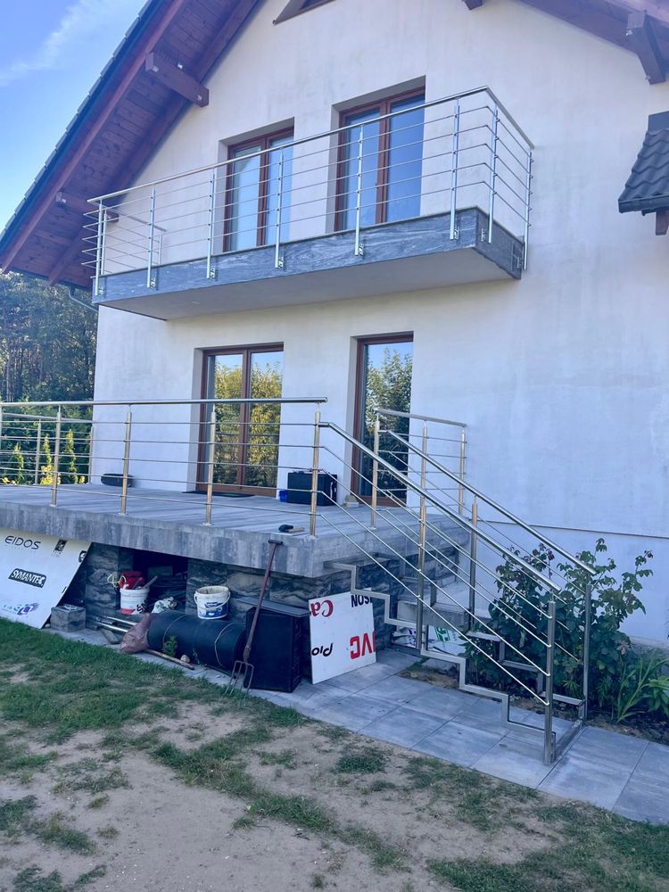 Balustrada ze stali nierdzewnej