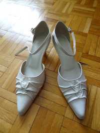 Buty na ślub komunię rozm. 36 białe