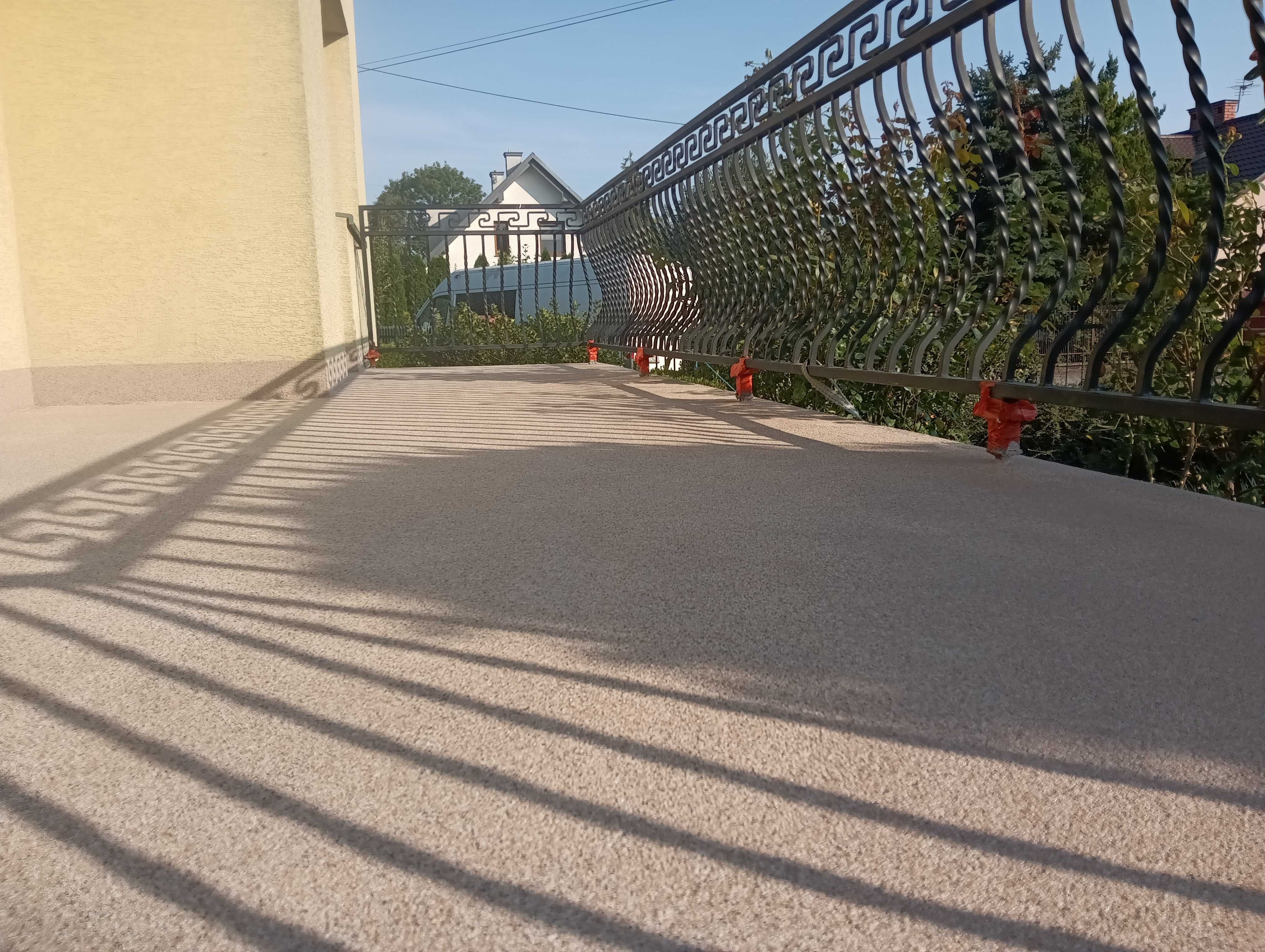 Naprawa balkonów tarasów, żywica w garażu, mikrocement żywice