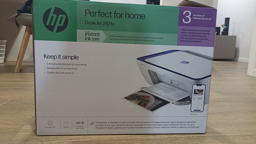 Impressora hp deskjet 2821e