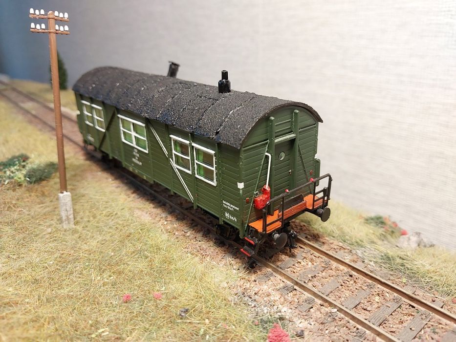 Wagon mieszkalny gospodarczy PKP H0 1:87