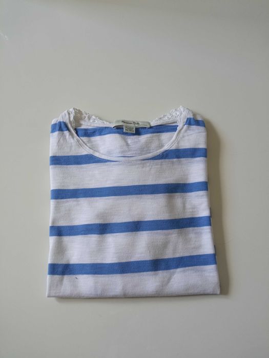 Massimo Dutti lekka dziecięca koszulka  bawełniana r 146-158