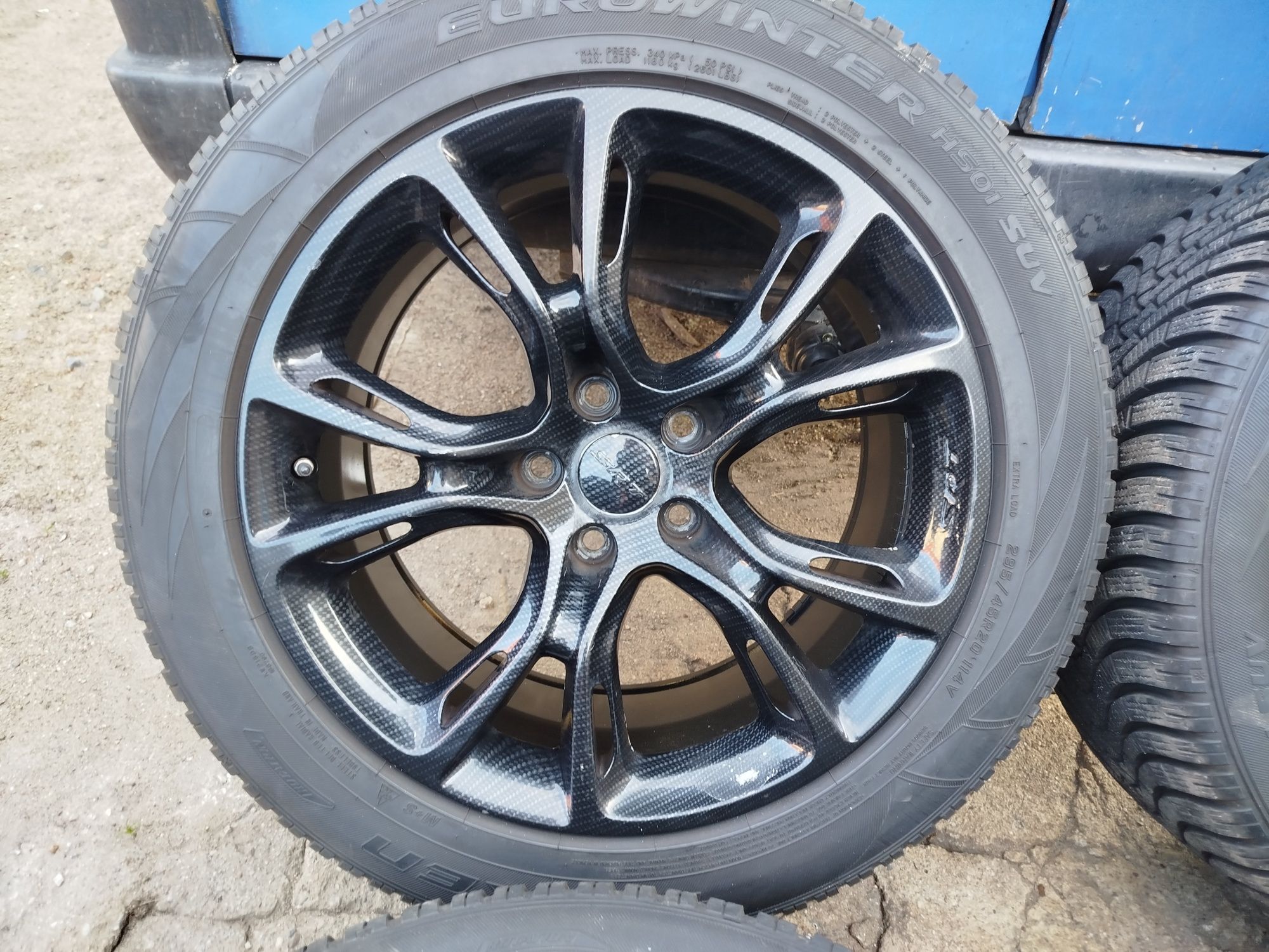 Koła Alu 5x127,R20,ET50,08, 10J Jeep Grand Cherokee SRT 295/45/20 10mm