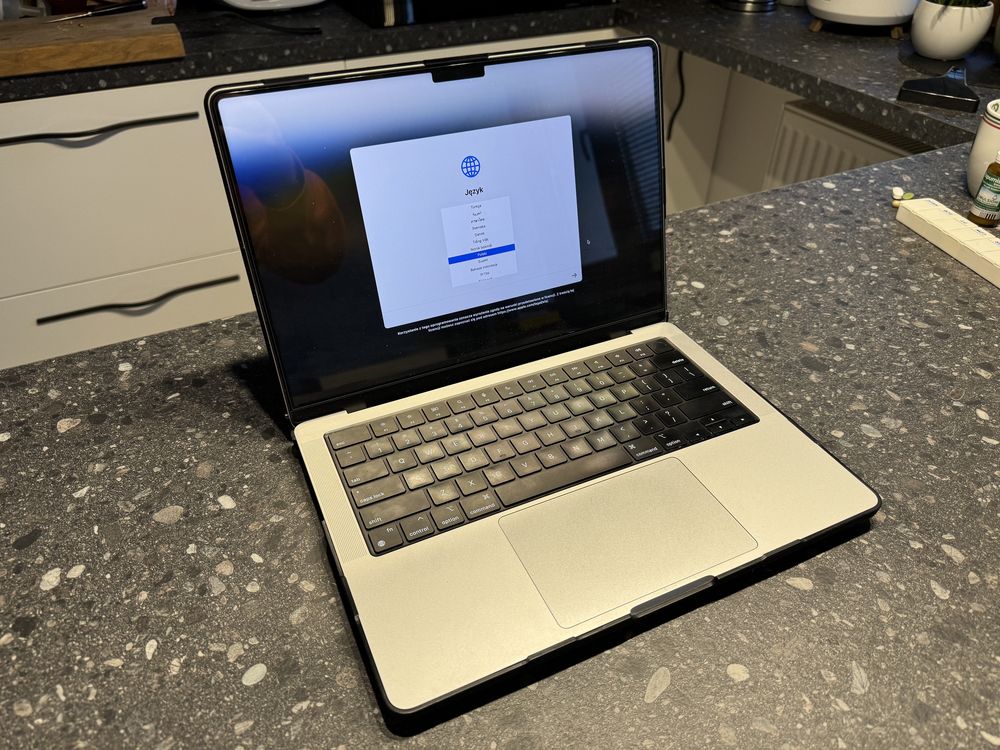 MacBook Pro 14 M1 Pro, bateria 100%, 16/512