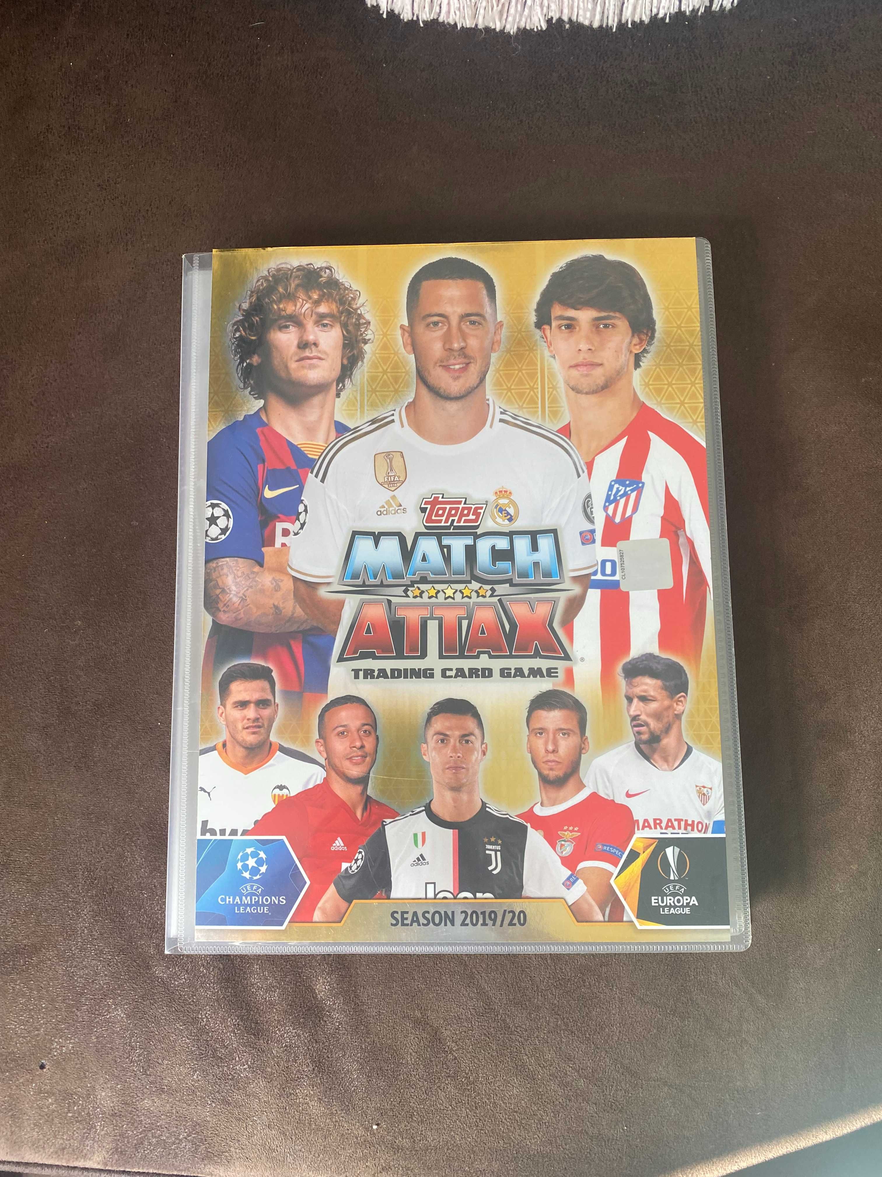 Caderneta Cromos-Match Attak-19/20-(+4 LatasTopps)-Completa