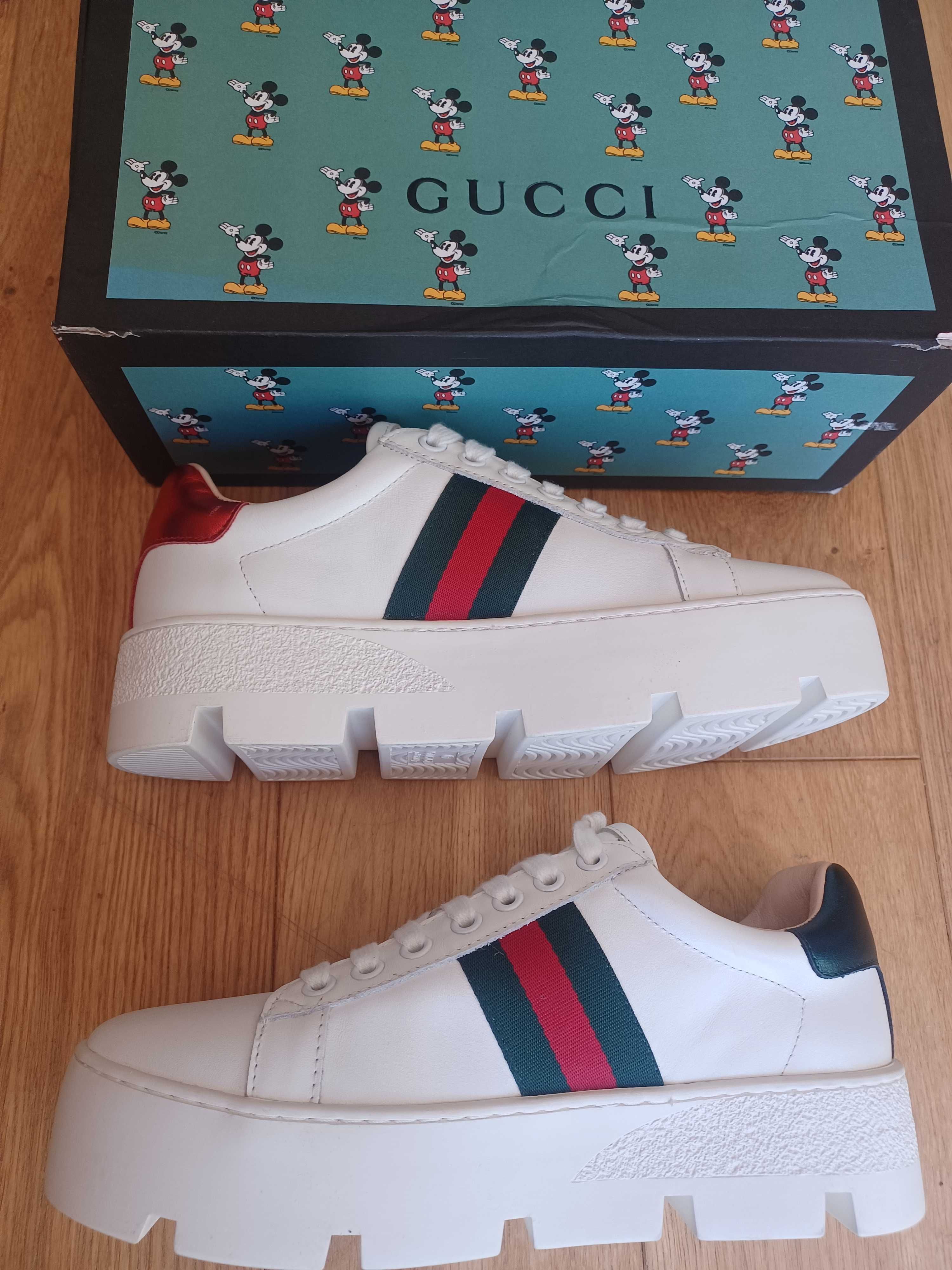 Buty firmy GUCCI rozmiar 39 NOWE skóra naturalna