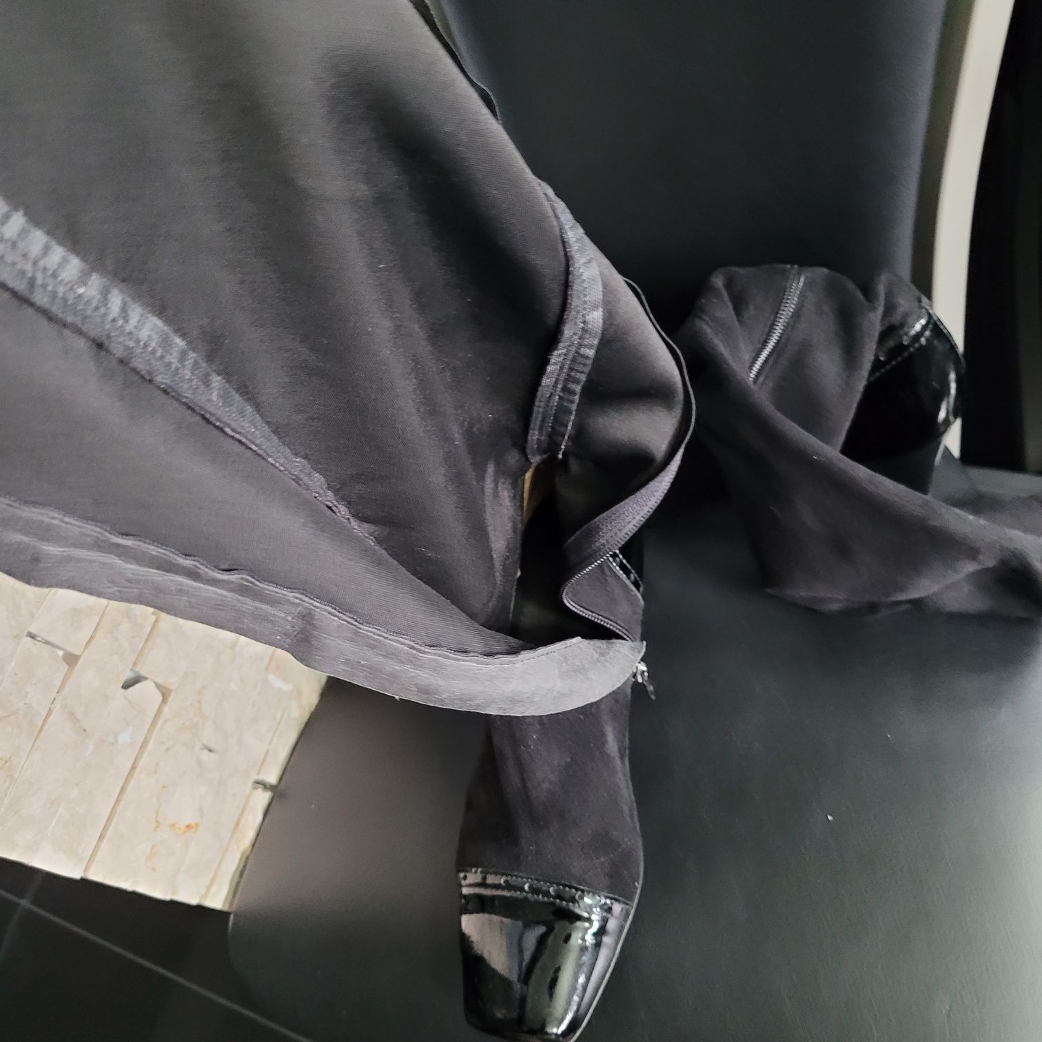 Buty , Kozaki lekkie , elastyczne skórzane Sagan rozm 39