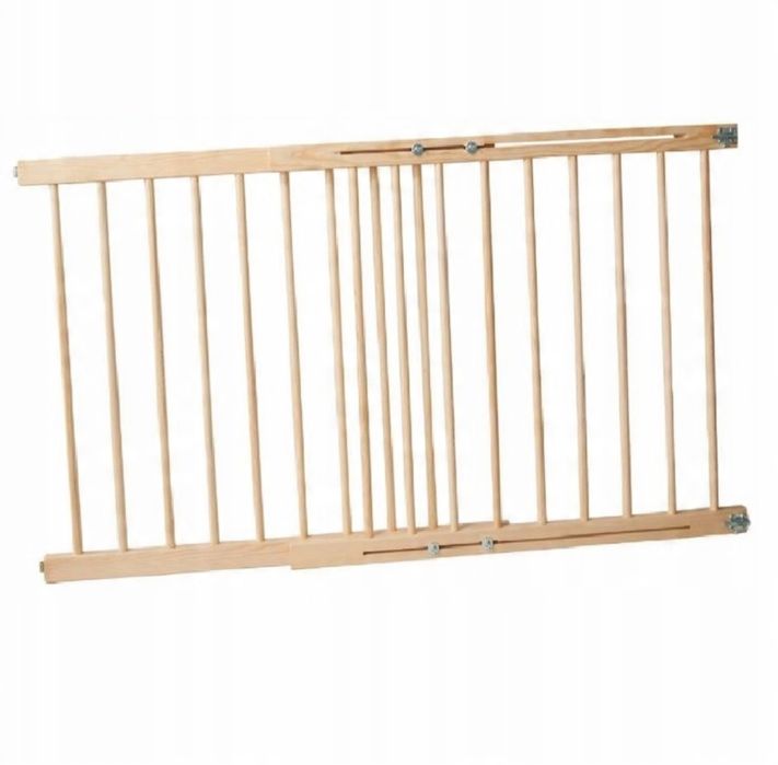 Bramka Barierka ochronna drewniana na schody 72-122 cm