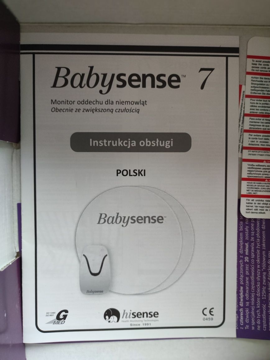 Monitor oddechu babysense 7