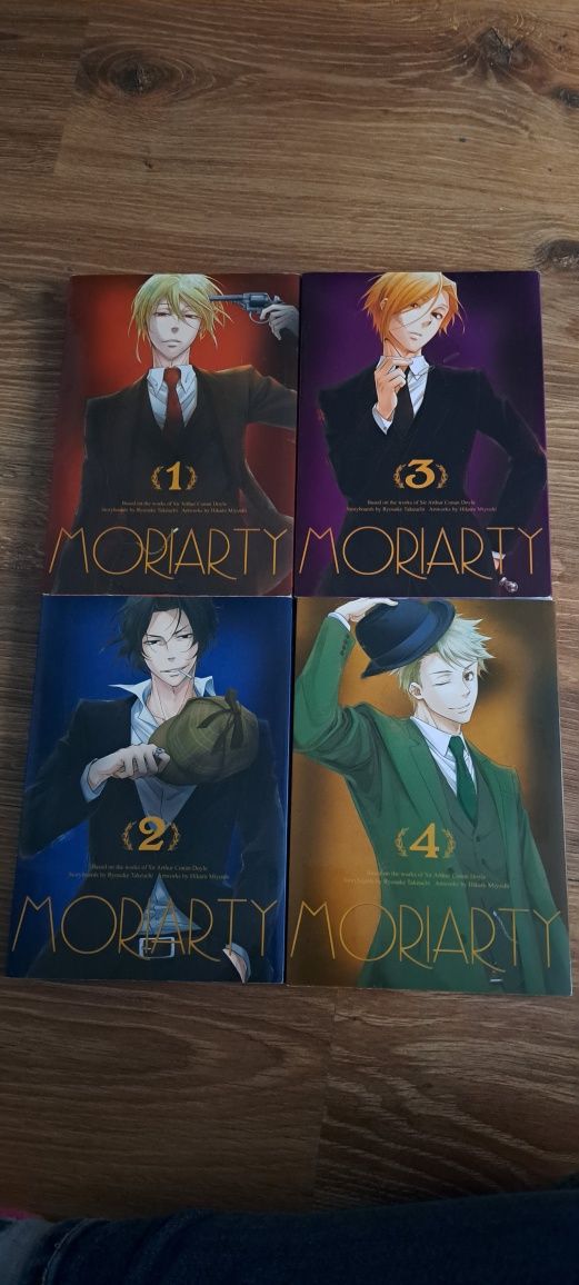 Manga MORIATY tomy 1-4!