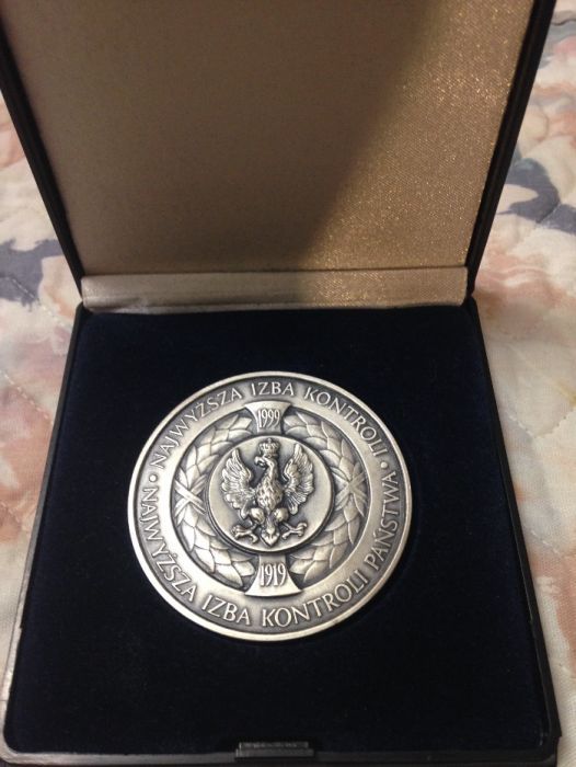 NIK Medal 80 lecie Najwyższej Izby Kontroli unikat kolekcja rzadkość