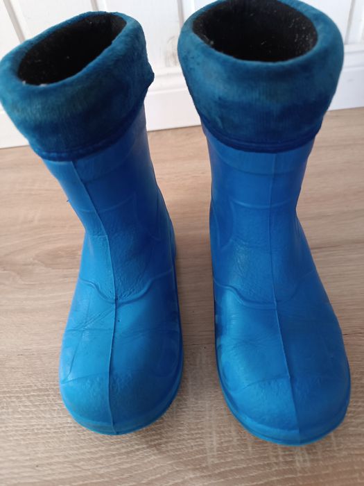 Zestaw kurtka przeciwdeszczowa r.104 i kalosze r.27 wkł (18cm) Befado
