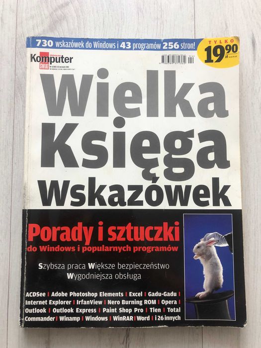 Komputer świat Wielka księga wskazówek informatyka książka czasopismo