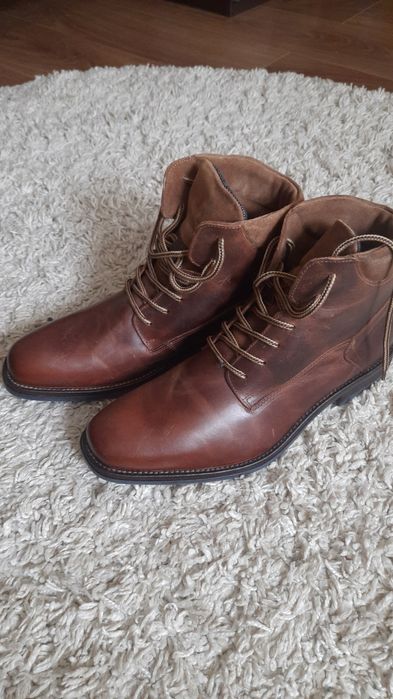 Черевики чоловічі, шкіра