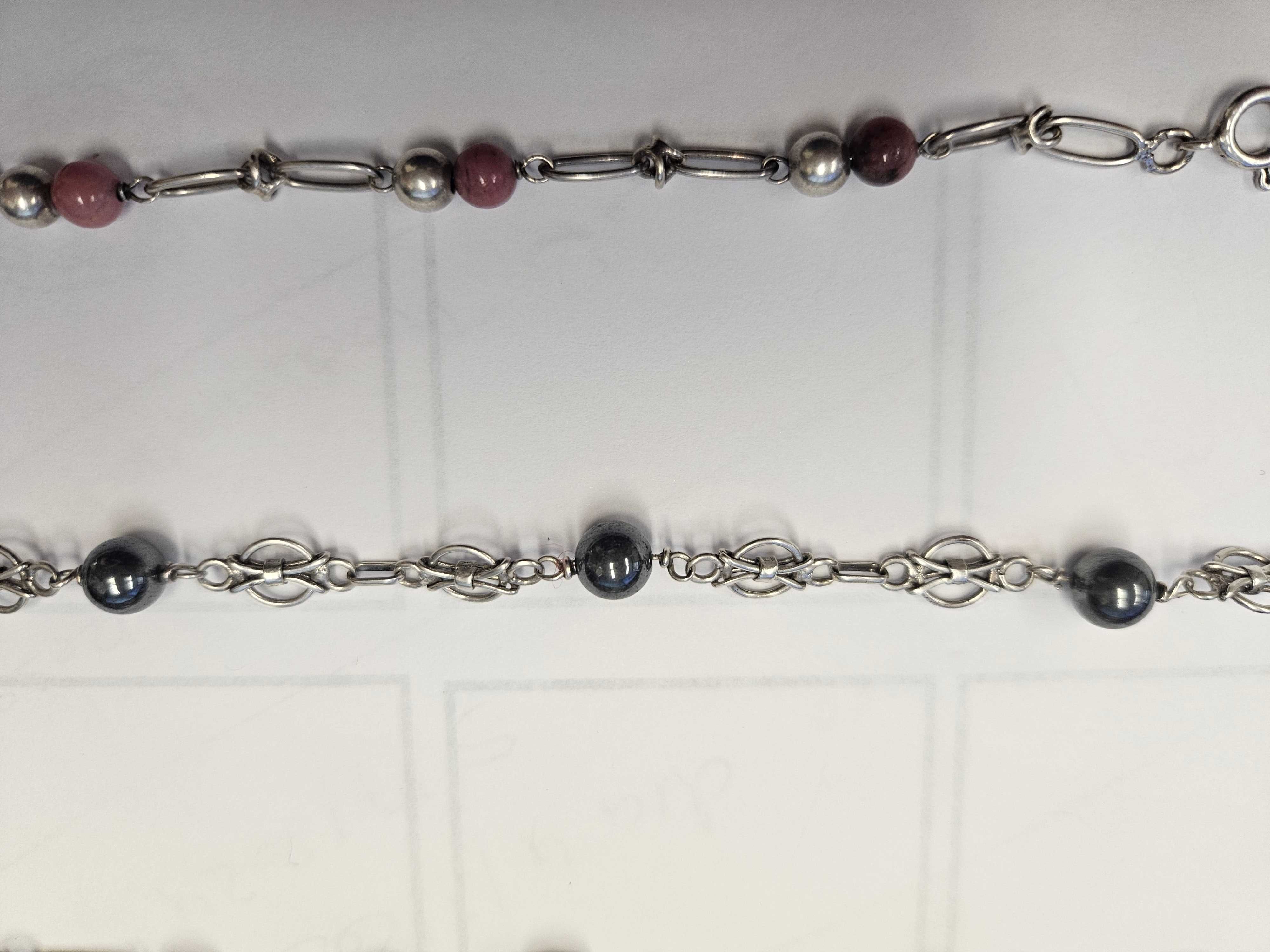 Pulseiras e Brincos de prata de Lei