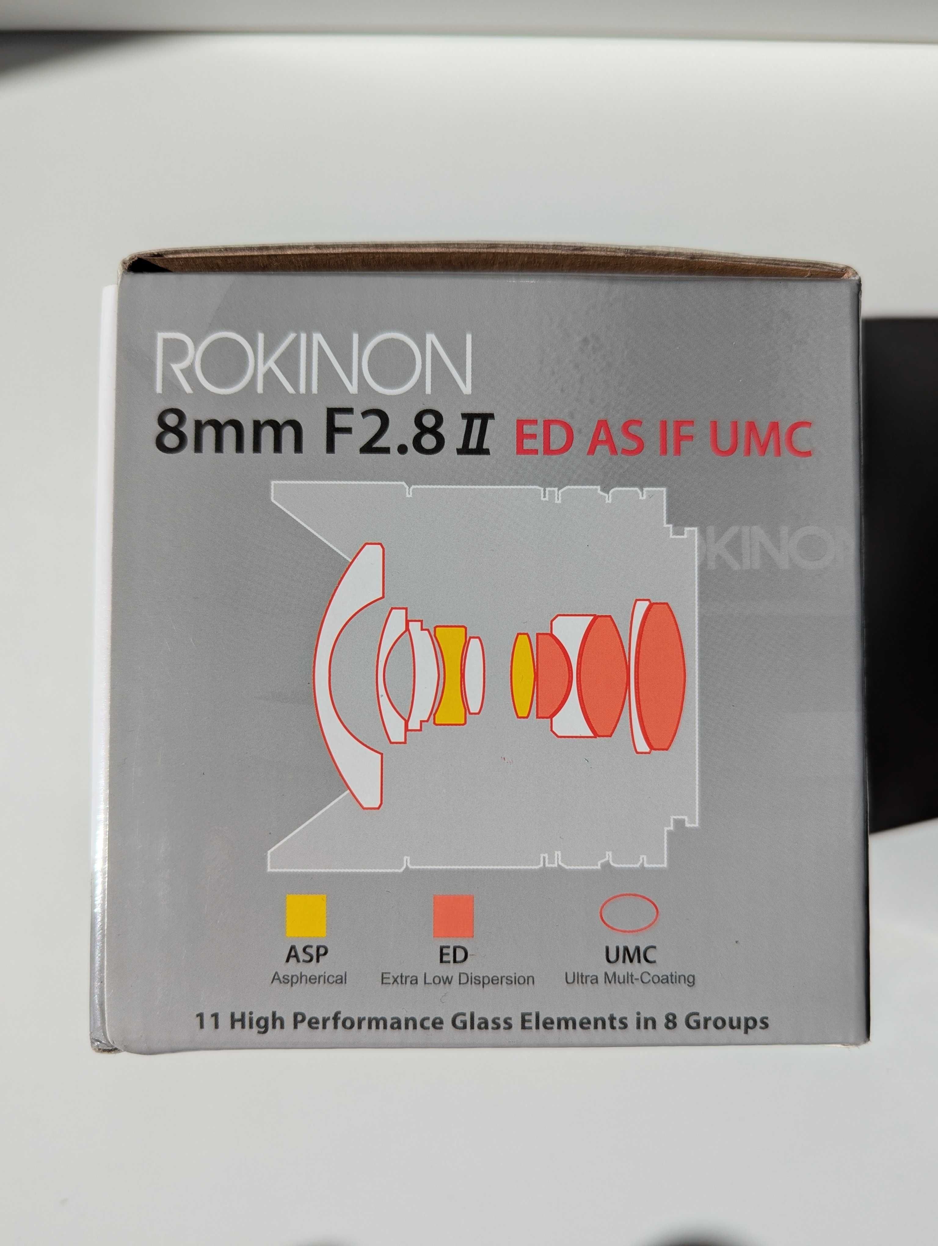 Rokinon 8mm f/2.8 UMC Fisheye II Fujifilm X